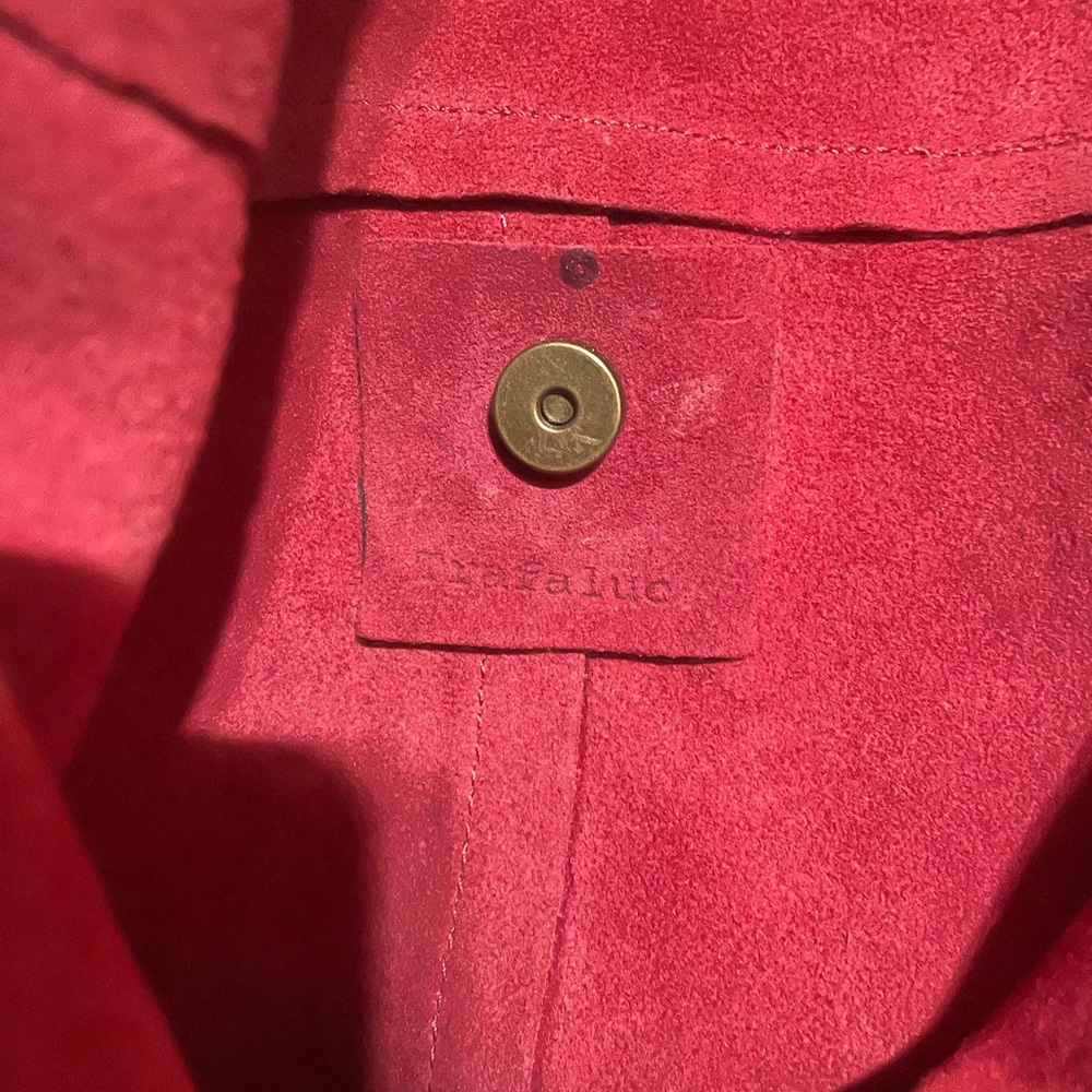 Zara Elegant Red Shoulder Bag - Picture 5 of 5